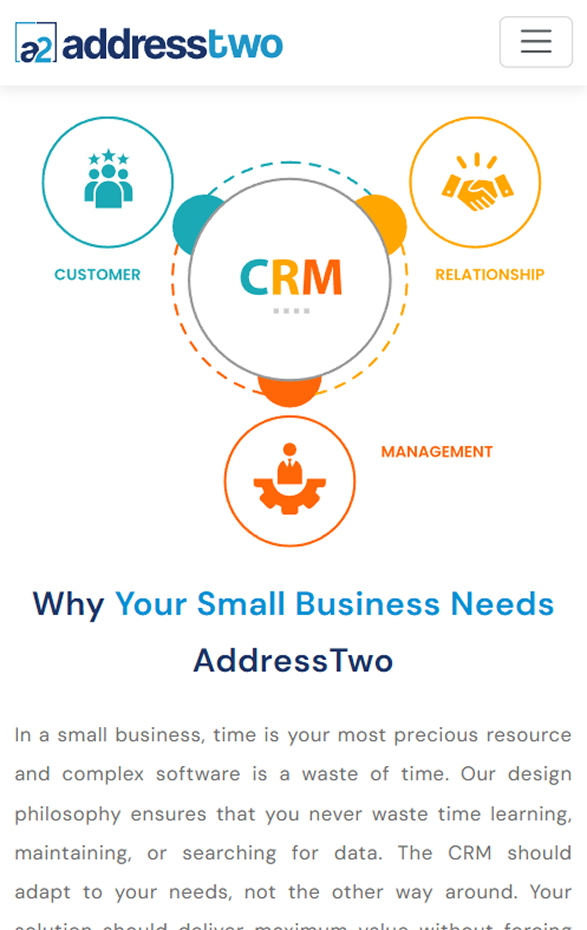 AddressTwo modular CRM concept