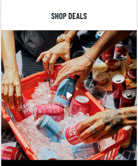DrinkDrinks supplier-driven product collection layout