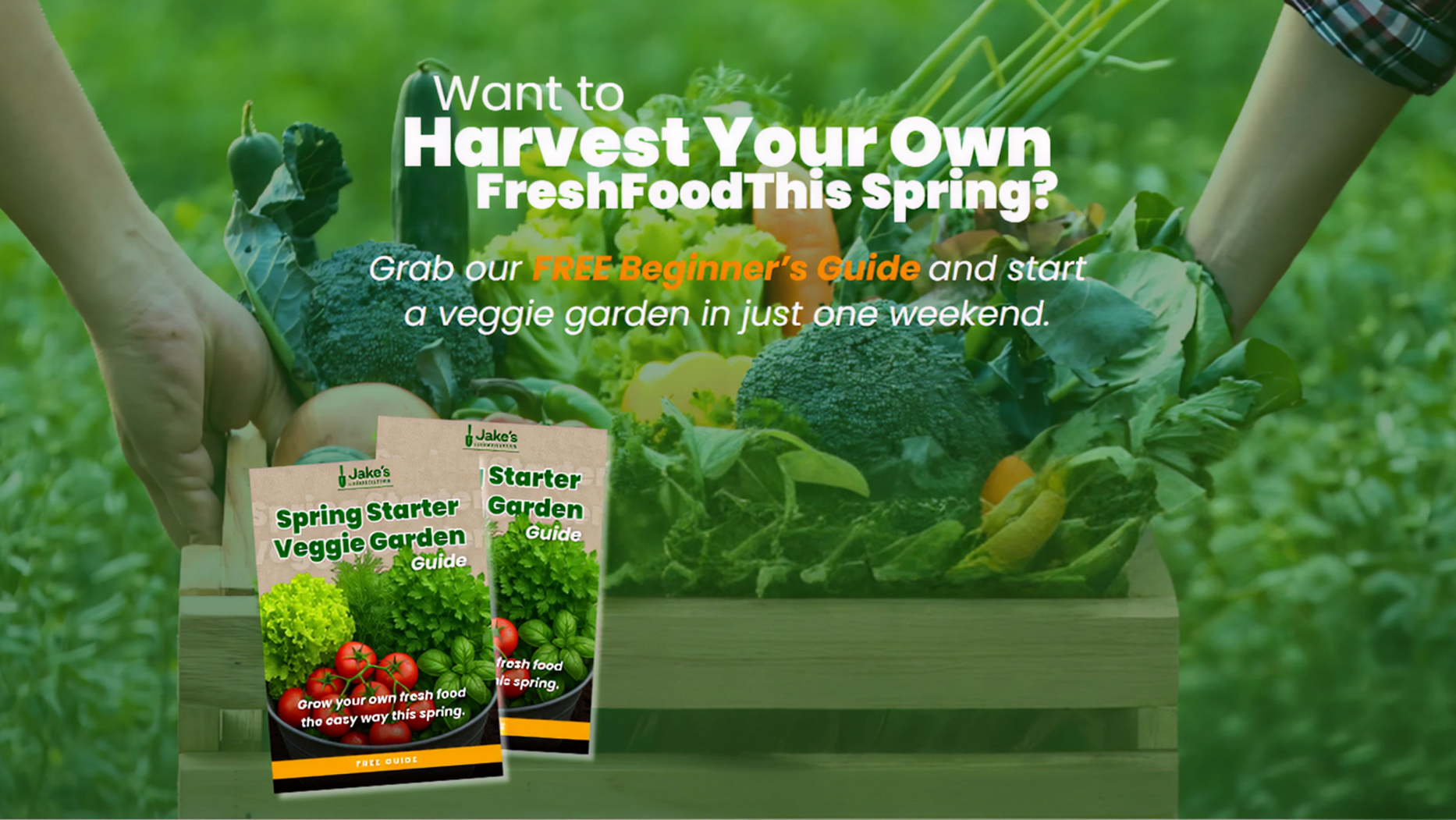 Jake's Landscaping website homepage