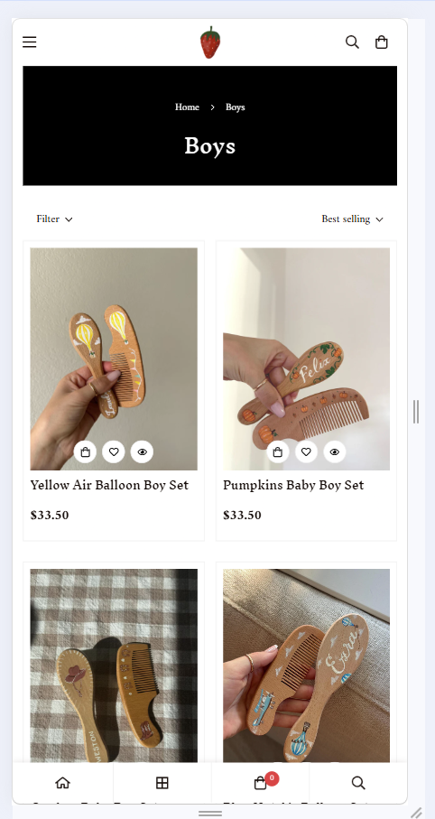 Popppyn mobile-first fashion storefront concept