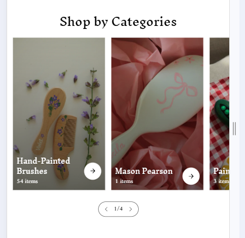Popppyn promotional banners and featured arrivals