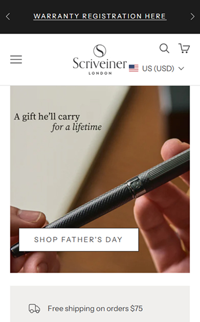 Scriveiner categorized product collection browsing