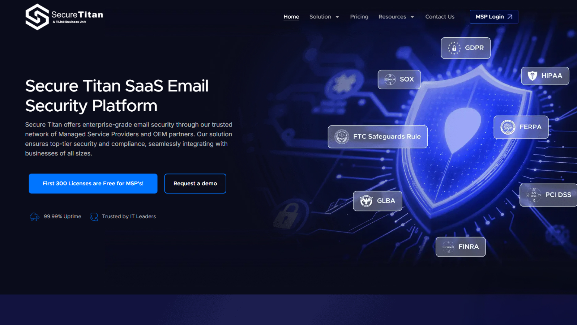 SecureTitan enterprise email security platform