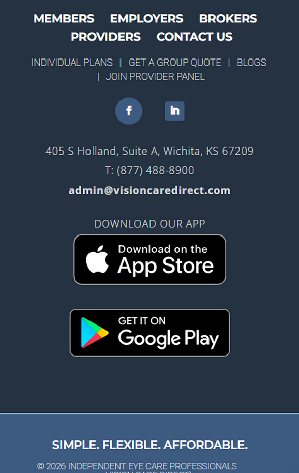 Vision Care Direct modular SaaS concept